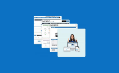 woman giving thumbs up, displayed alongside various device screens