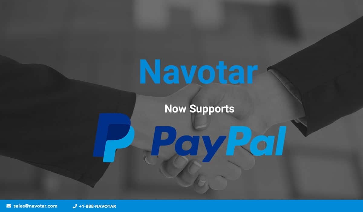 Navotar now supports PayPal