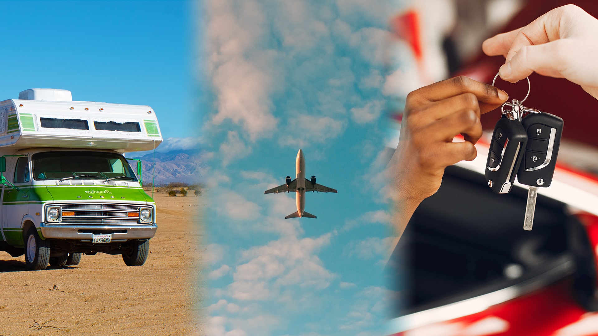 Is it better to travel with an RV, or fly, or rent a car this summer?